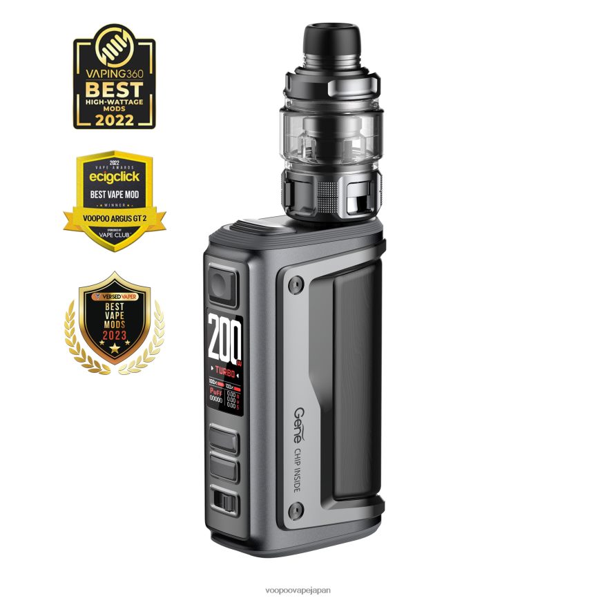 VOOPOO ARGUS GT II タンクキット 黒鉛 - VOOPOO vape Japan 00NHFV1