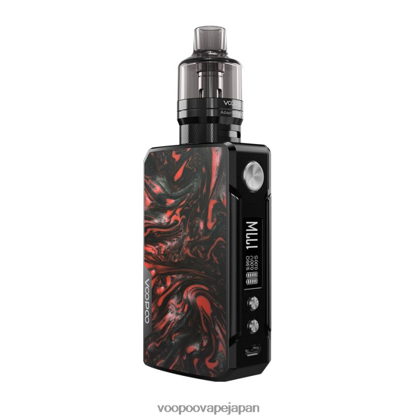 VOOPOO DRAG 2 リフレッシュ版 黒緋色 - VOOPOO vape pod Japan 00NHFV328