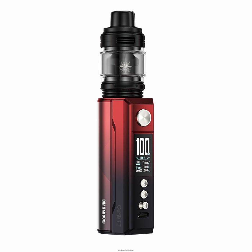 VOOPOO DRAG M100S MODデバイス 赤、黒 - VOOPOO vape amazon 00NHFV276