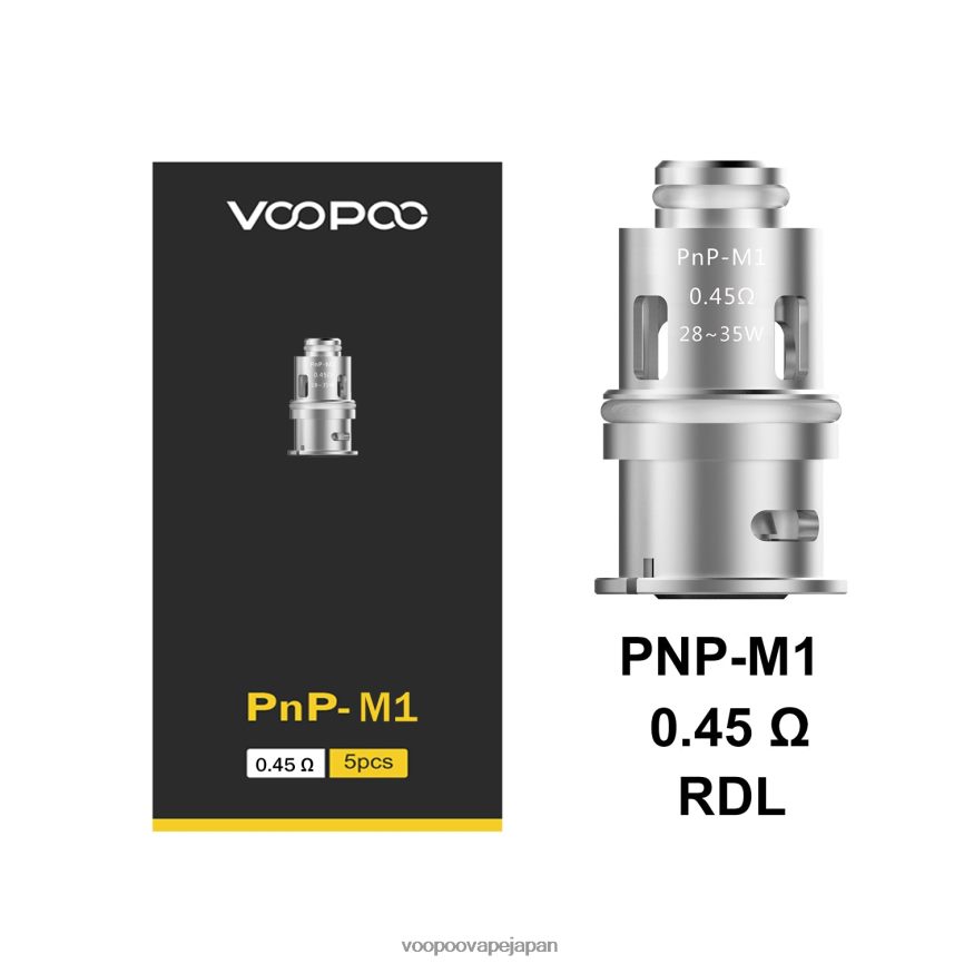 VOOPOO PNP コイル(5個) pnp-m1 - VOOPOO vape pod Japan 00NHFV588