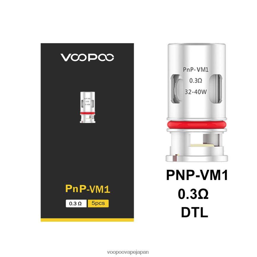 VOOPOO PNP コイル(5個) pnp-vm1 - VOOPOO vape amazon 00NHFV596